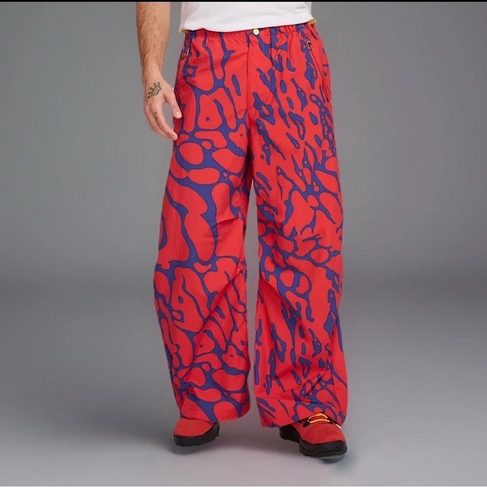 Nike vintage retro animal print graphic y2k loose fit wide baggy pants - Picture 9 of 16
